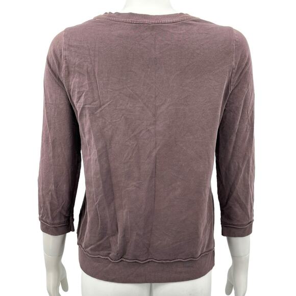 Saturday Sunday Anthropologie Top Womens Small Woven Neck Cotton Stretch Boho - Picture 5 of 8